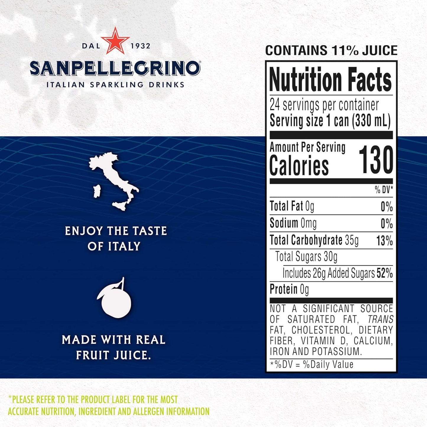 Sanpellegrino Sparkling Juice Pompelmo 24x330ml