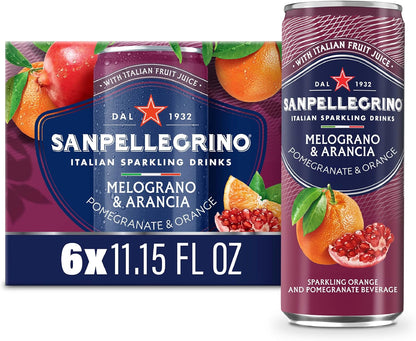 San Pellegrino Sparkling Juice Melograno and Arancia 24x330ml