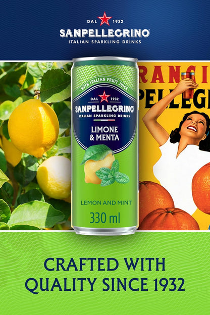 Sanpellegrino Sparkling Juice Lemon & Mint 24x330ml