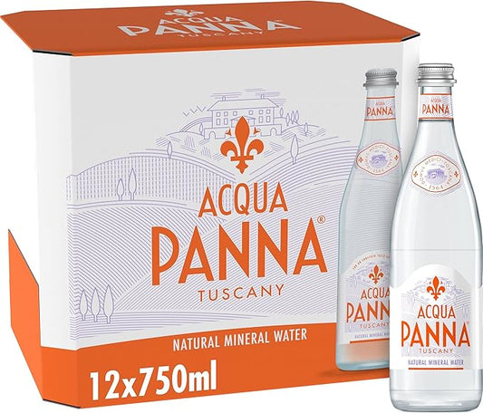 Acqua Panna Still Natural Mineral Water Glass 12x750ml