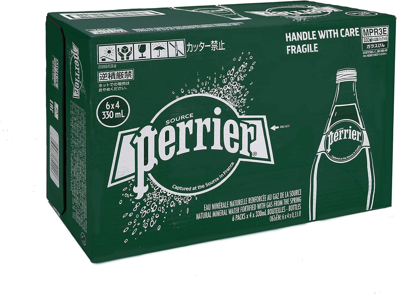 Perrier Sparkling Water 4x6x330ml